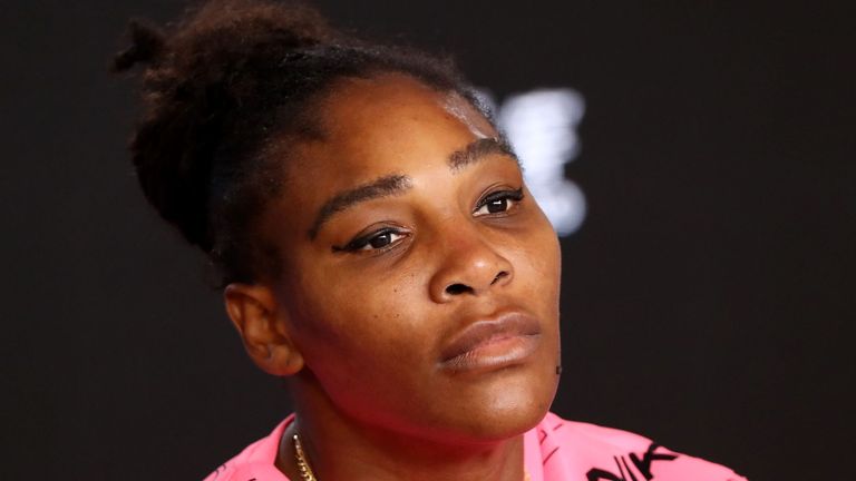 Williams a parlé aux médias après son match