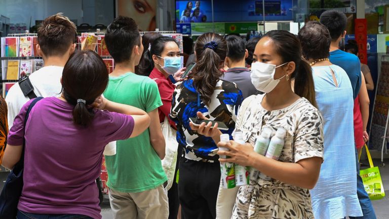 Singapour a le plus de cas en dehors de la Chine - mais n'en a que 10