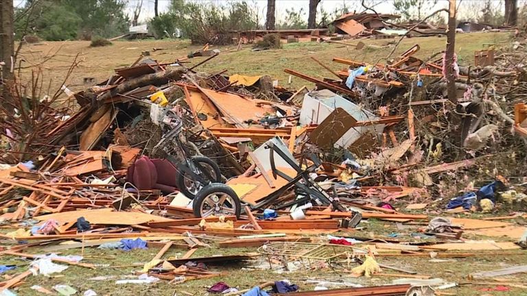 Une tornade mortelle a frappé le comté de Pickens, en Alabama