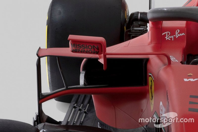 Détail latéral de la Ferrari SF1000 