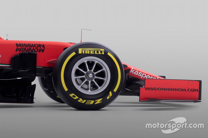 Détail de l'aileron avant de la Ferrari SF1000