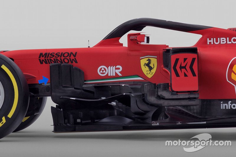 Détail des pontons Ferrari SF1000 
