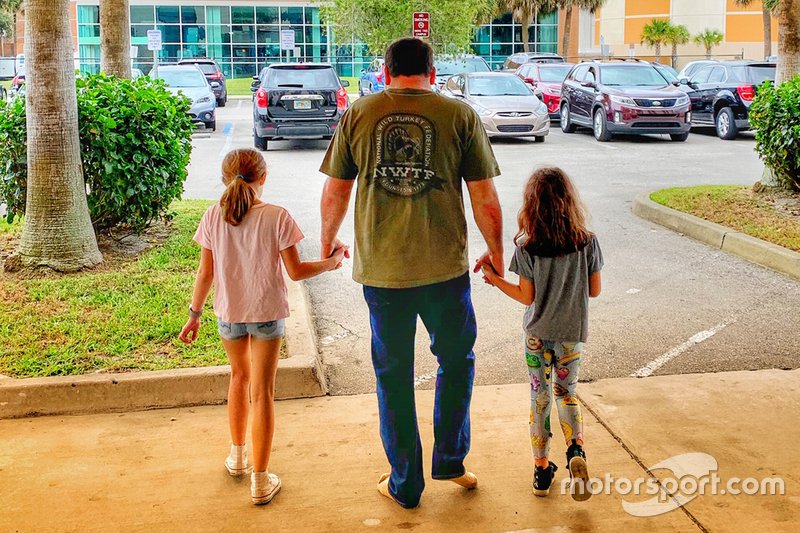 Ryan Newman avec ses filles Brooklyn Sage, Ashlyn Olivia