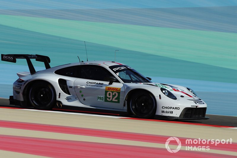 # 92 Porsche GT Team Porsche 911 RSR: Michael Christensen, Kevin Estre 