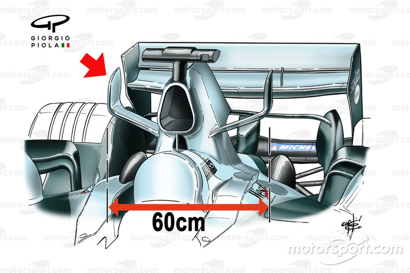 Klaxons de boîte à air McLaren MP4-20 2005