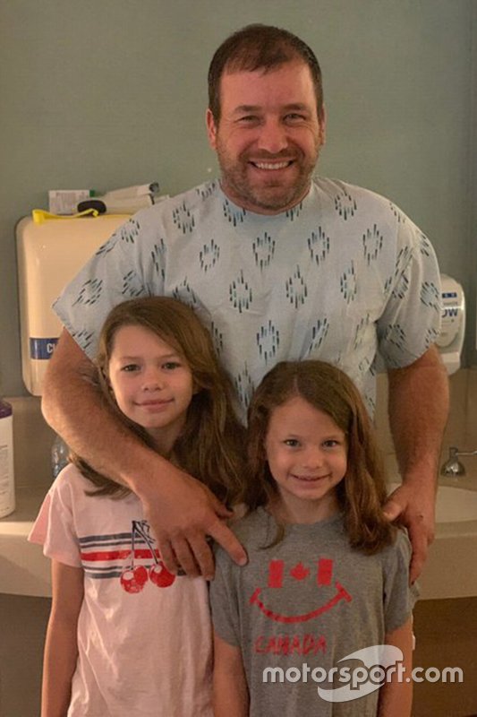 Ryan Newman avec ses filles Brooklyn Sage, Ashlyn Olivia