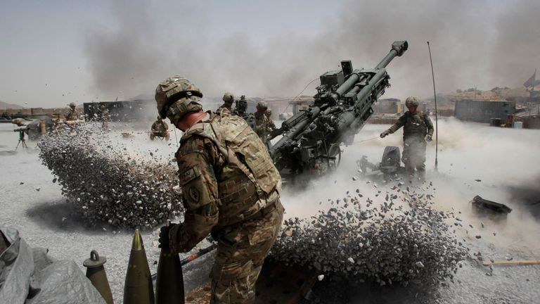 Des soldats américains combattent dans la province de Kandahar, dans le sud de l'Afghanistan, en juin 2011