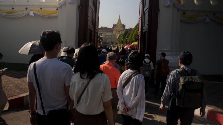 Touristes chinois en Thaïlande
