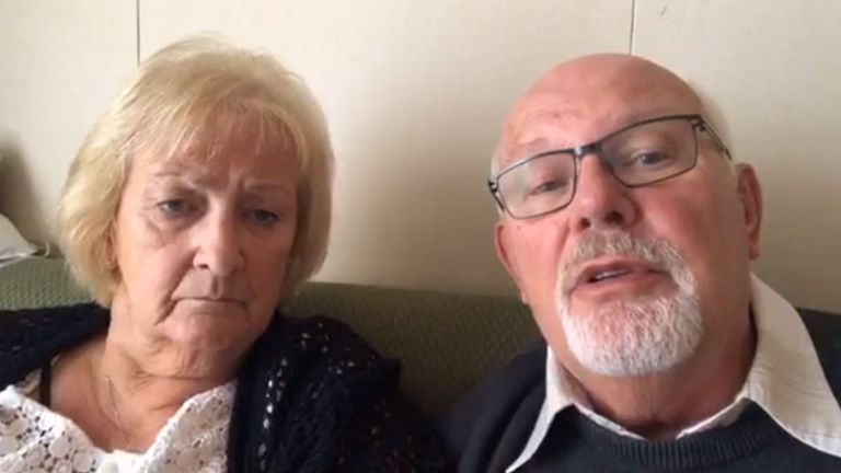 David et Sally Abel ont été mis en quarantaine sur le bateau de croisière Diamond Princess. Photo: David Abel / Facebook