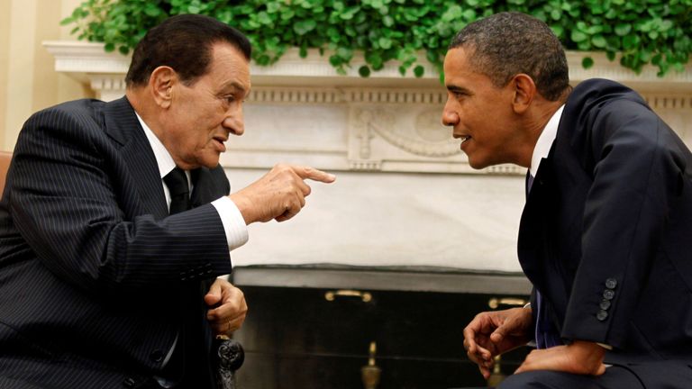 Moubarak était un allié solide des États-Unis 