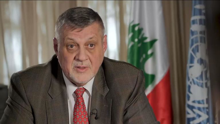 Jan Kubis, ancien ministre slovaque des Affaires étrangères, est le plus haut responsable des Nations Unies au Liban