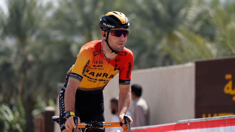 Le cavalier britannique Mark Cavendish participait également à la course