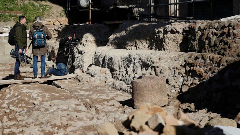 La découverte a été faite dans les ruines antiques du Forum romain