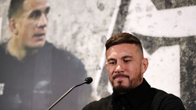 Sonny Bill Williams, double vainqueur de la Coupe du monde de rugby à XV. 