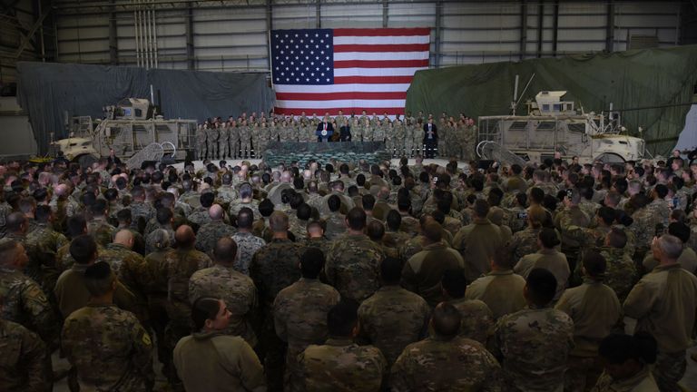 Le président Trump en Afghanistan