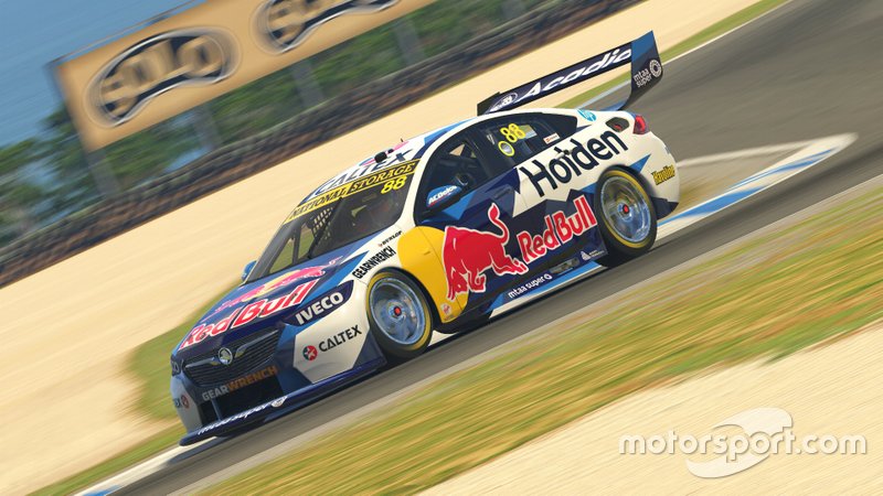 Rendu numérique du Triple Eight Holden Commodore de Jamie Whincup