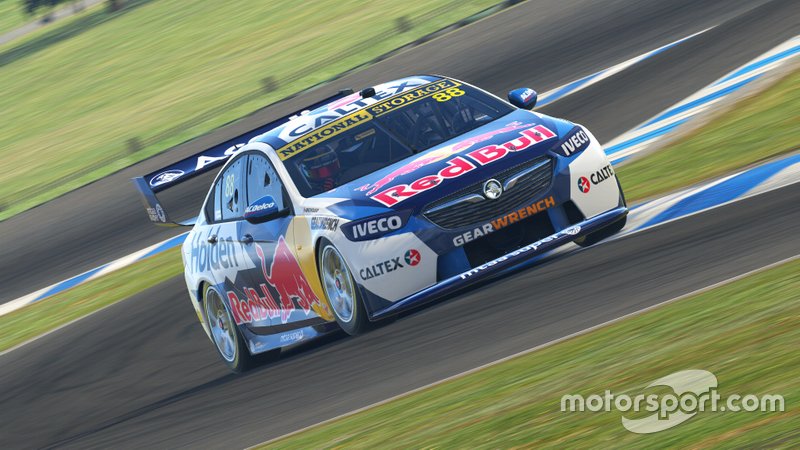 Rendu numérique du Triple Eight Holden Commodore de Jamie Whincup