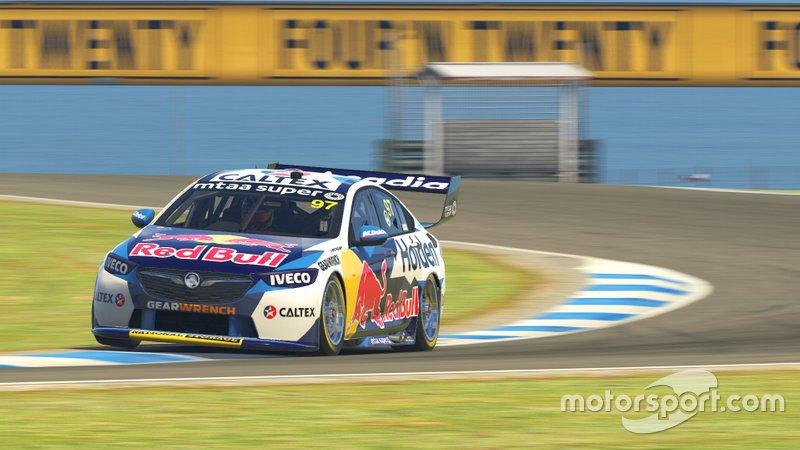 Rendu numérique du Commodore Triple Eight Holden de Shane van Gisbergen