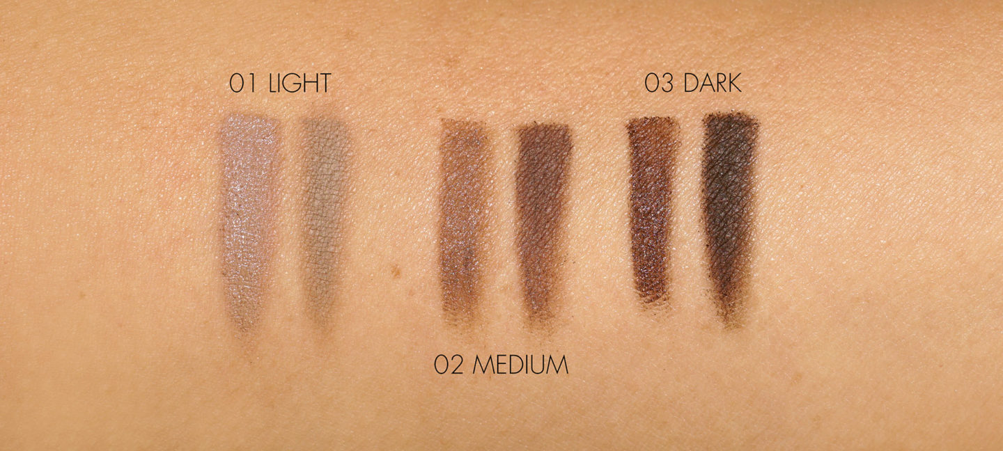 Échantillons de poudre de cire à sourcils Chanel La Palette Sourcils