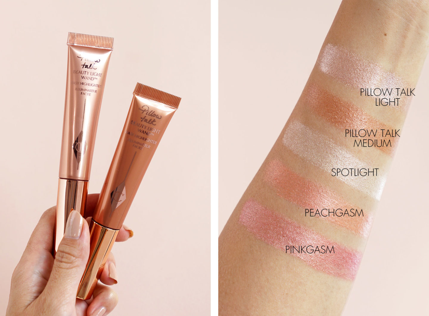 Échantillons de surligneur Charlotte Tilbury