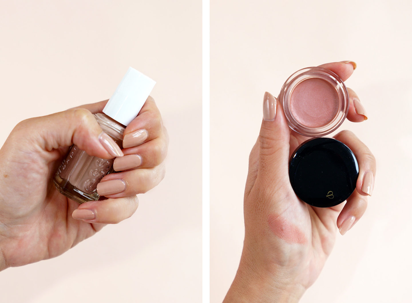 Essie Speeders Buns Up et Cle de Peau Cream Blush 4