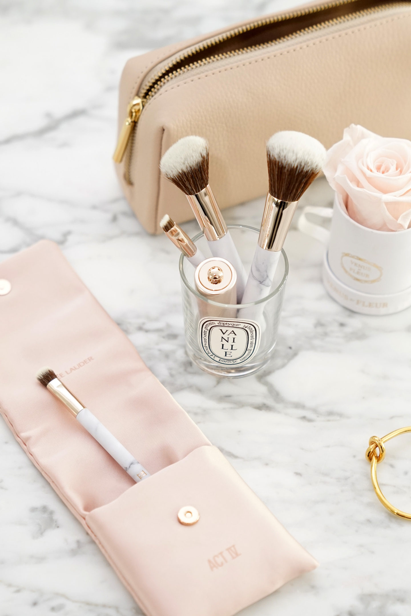 Estee Lauder Danielle Lauder Act IV Pinceaux de maquillage