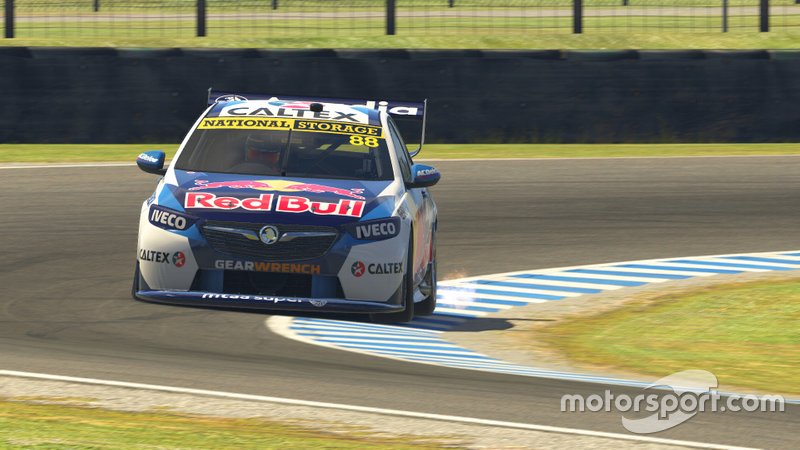 Rendu numérique du Triple Eight Holden Commodore de Jamie Whincup