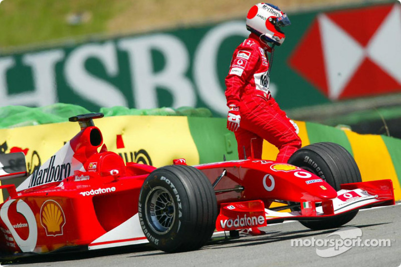 Une mauvaise journée pour Rubens Barrichello