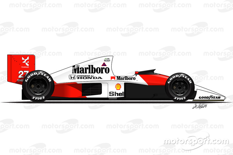 1990 - McLaren MP4 / 5B 