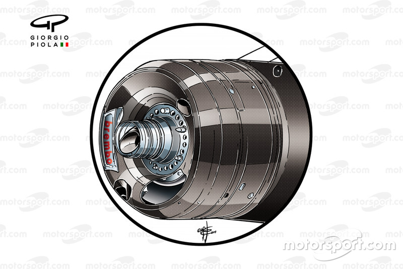 Conduit de frein avant et essieu soufflé Ferrari F14 T