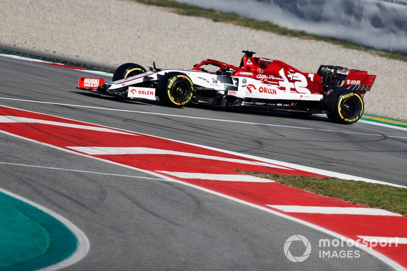 Kimi Raikkonen, Alfa Romeo Racing C39, tourne