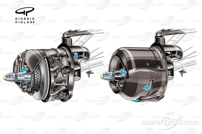 Débit des freins Mercedes AMG F1 W11