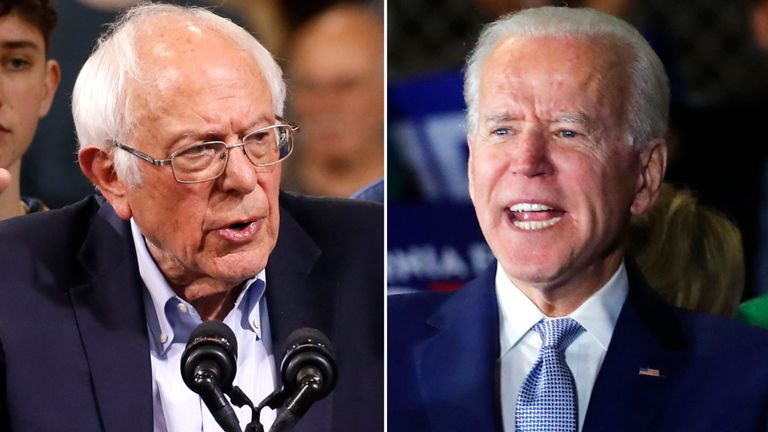 Bernie Sanders et Joe Biden