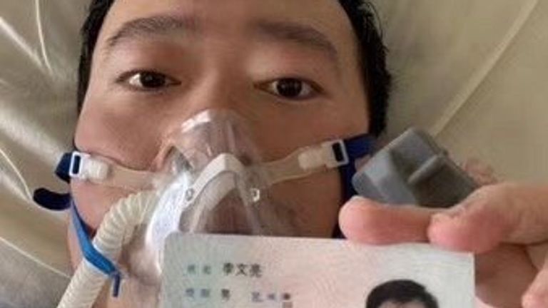 Le Dr Li Wenliang a essayé d'avertir les autres du coronavirus. Photo: Dr Li Wenliang