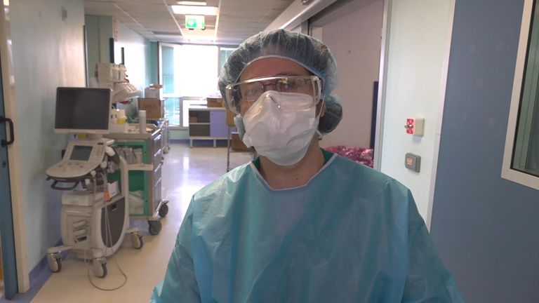 Le Dr Emanuela Catenacci travaille en soins intensifs