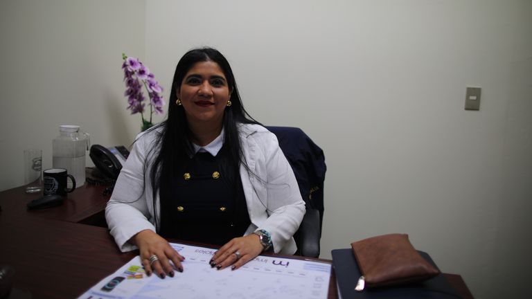 Graciela Sagastume, qui travaille dans le bureau du procureur de district d'El Salvador