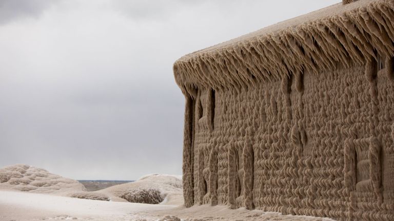 Les résidents seraient préoccupés par ce que la glace ferait pour leur maison (REUTERS / Lindsay DeDario)