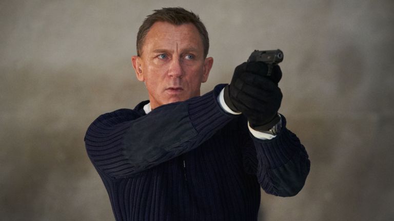 James Bond (Daniel Craig) dans No Time To Die. Pic. Images universelles