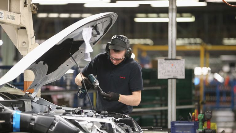 Le Nissan Qashqai est fabriqué sur une chaîne de montage à Sunderland
