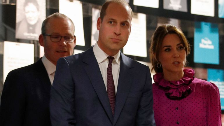 La famille royale a assisté à une réception organisée par le vice-Premier ministre irlandais