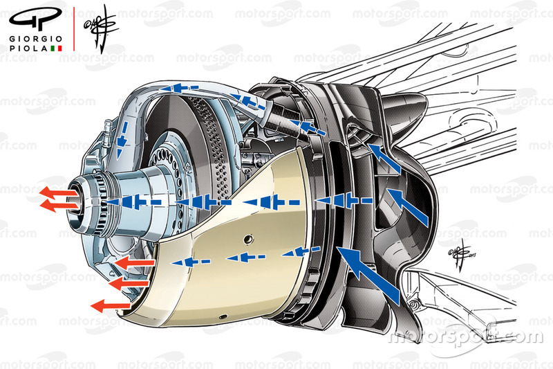 Conduit de frein avant Williams FW35, sous-titré