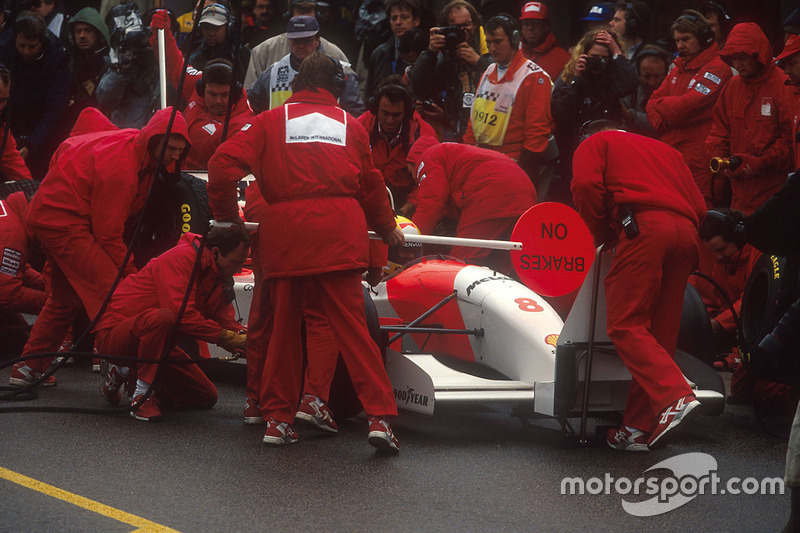 Ayrton Senna, McLaren MP4 / 8 Ford