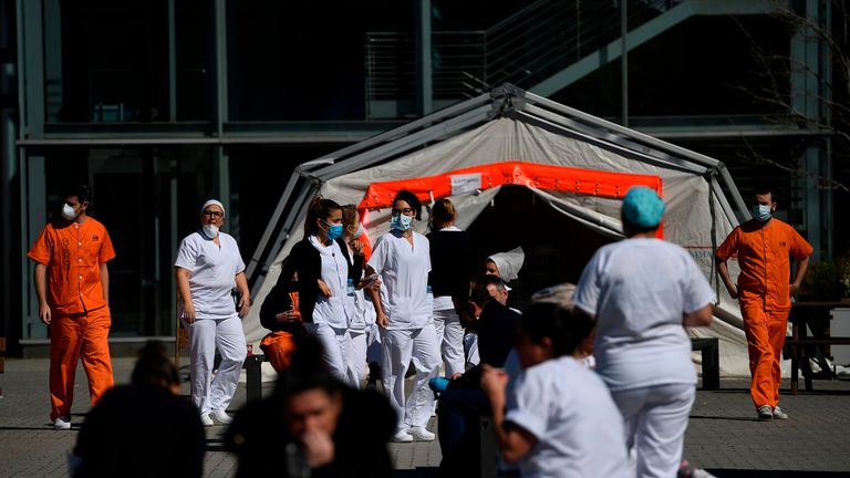 Le centre Ifem est devenu le plus grand hôpital d'Espagne
