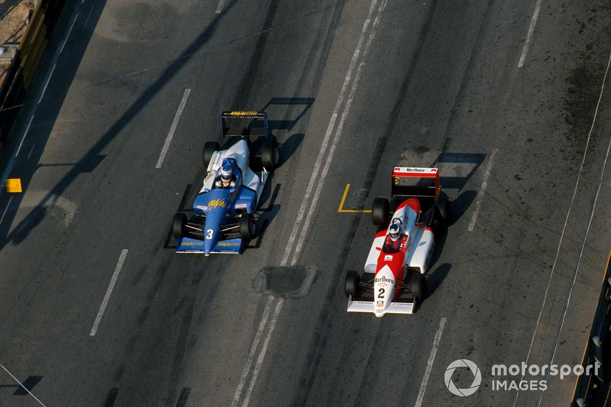 Mika Hakkinen, Ralt RT34-Mugen mène Michael Schumacher, Reynard 903-Volkswagen