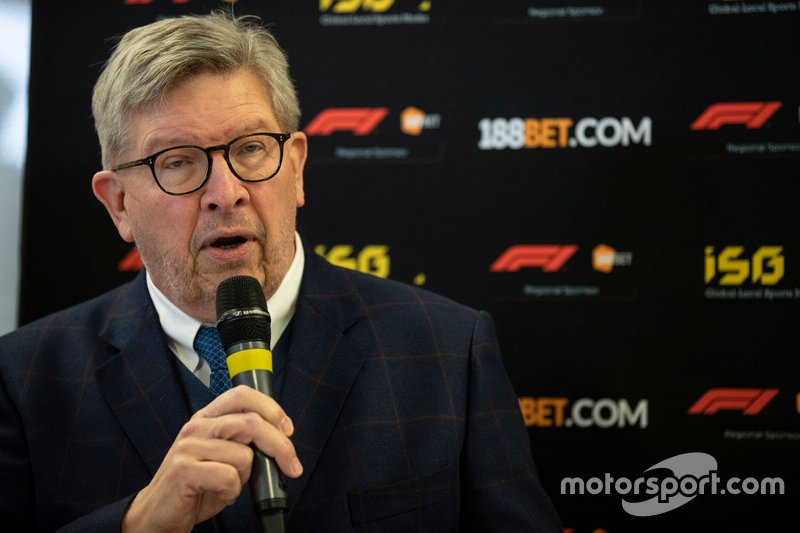 188Bet présentation avec Ross Brawn, directeur général des sports mécaniques, FOM
