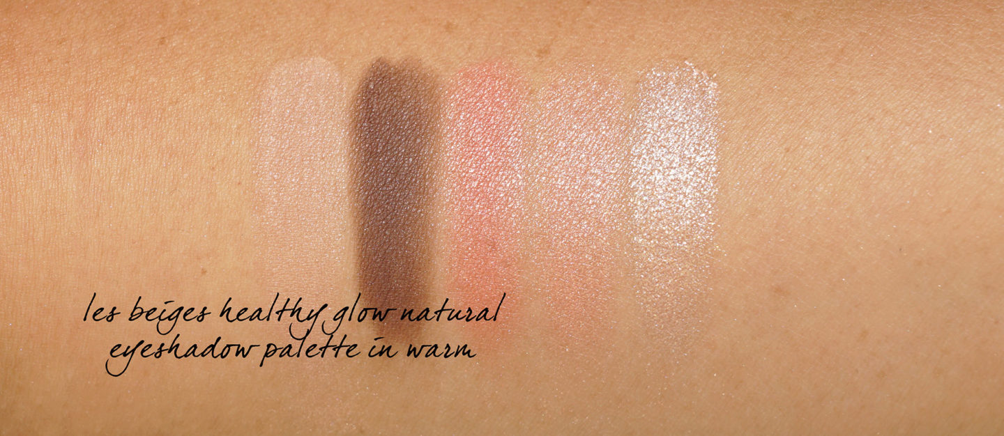 Palette de fards à paupières Healthy Glow Chanel Les Beiges dans Warm