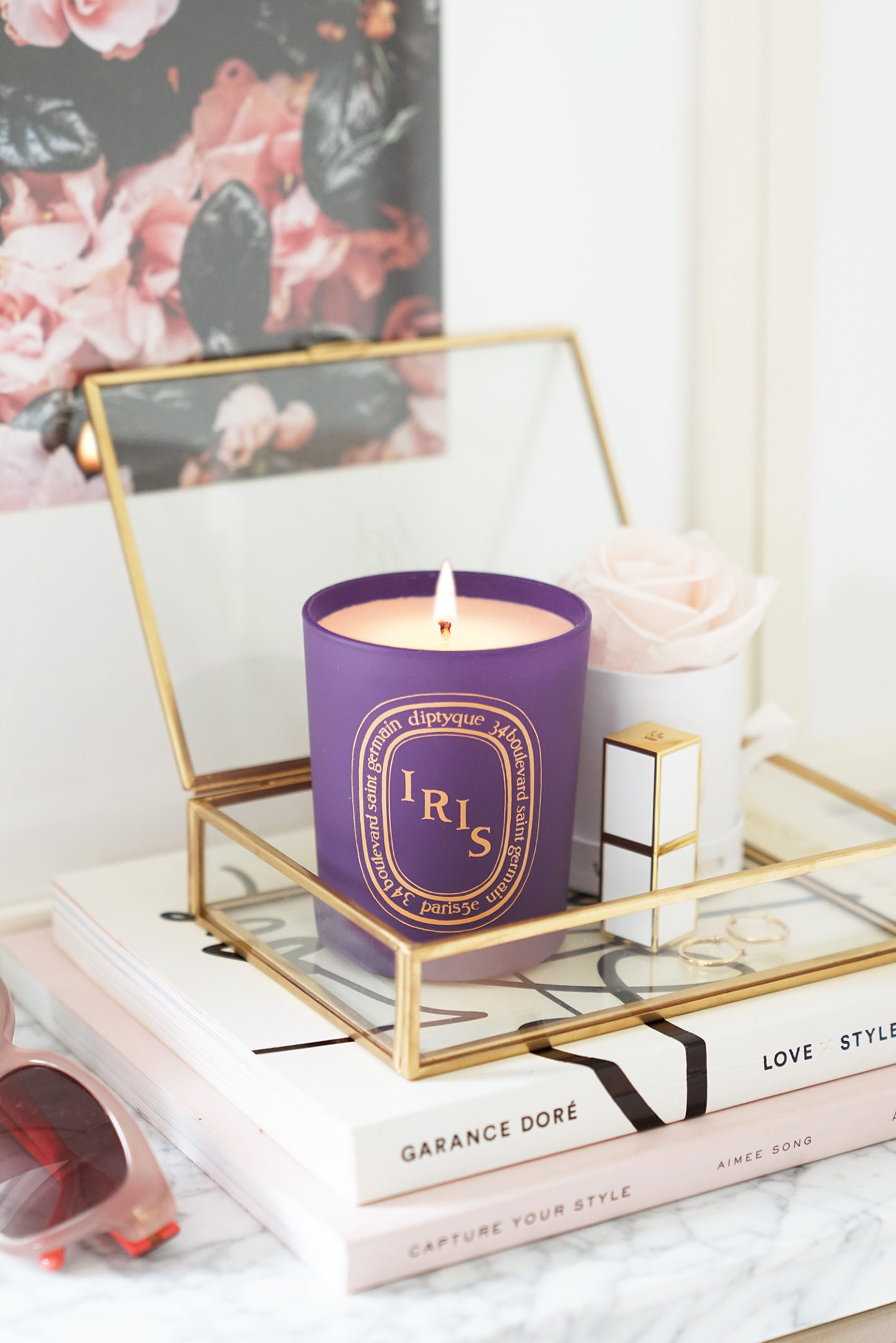 Diptyque Coloration Iris Printemps Bougie