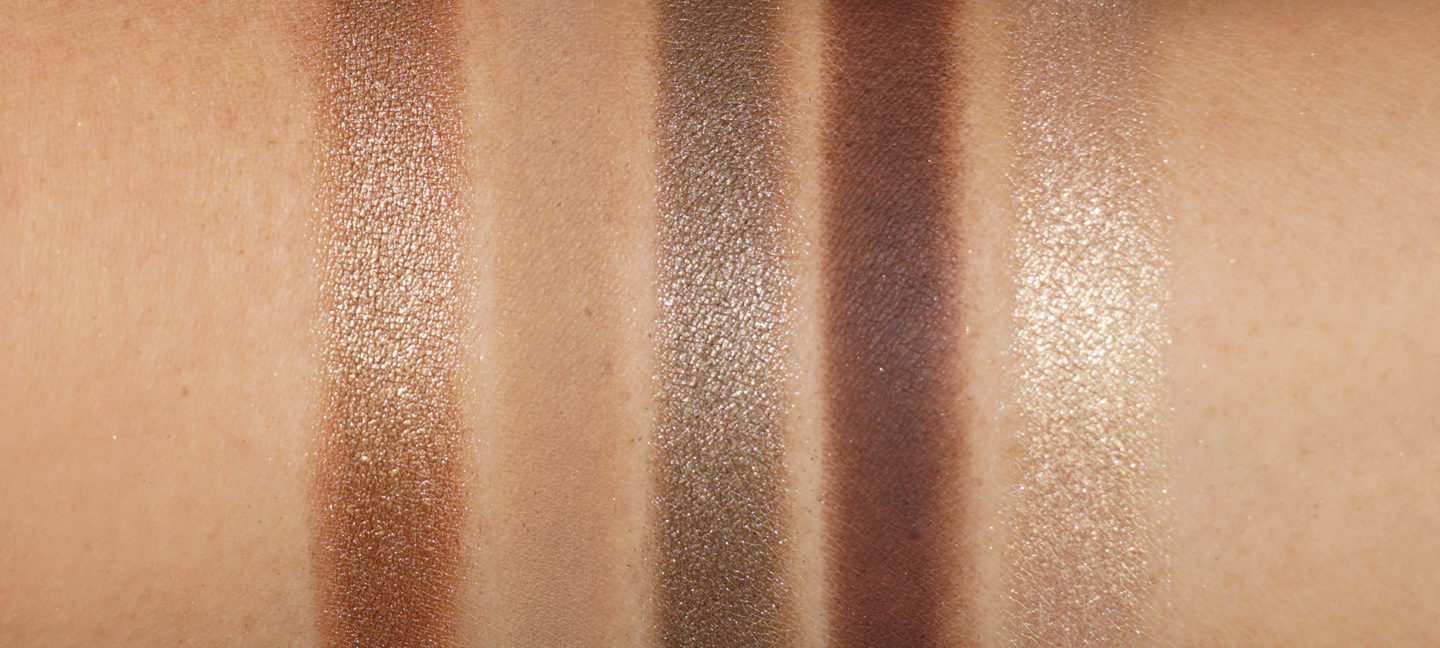 Échantillons de la palette de fards à paupières Natasha Denona Mini Glam