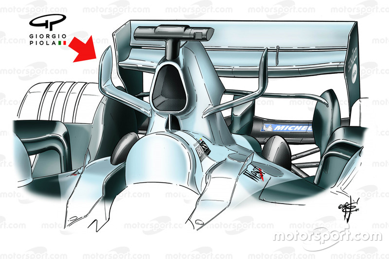 Klaxons de boîte à air McLaren MP4-20 2005