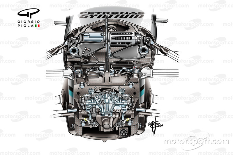 Direction assistée Mercedes AMG F1 W11 DAS